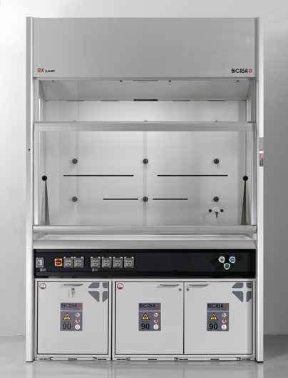 The anodizing process is a remarkable innovation in RX fume cupboard aesthetic quality.