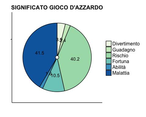 La maggior parte dei giovani conosce i luoghi in cui c è la possibilità di giocare, in particolare il 71%