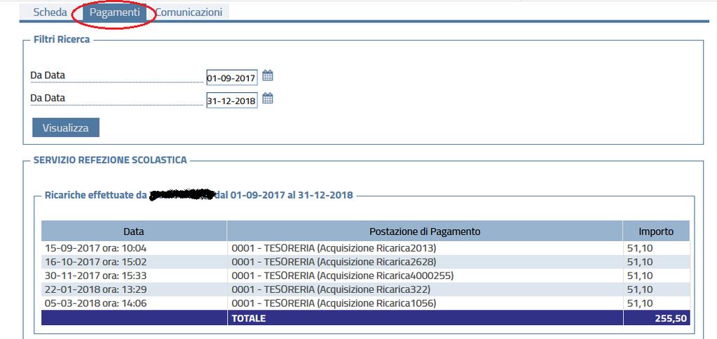 4 Dettaglio delle Rilevazioni Agendo sul bottone Rilevazioni e possibile visualizzare il dettaglio delle presenze e delle assenze conteggiate dal sistema: viene