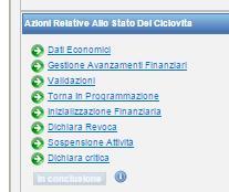 Cliccando su Valida avanzamenti economico procedurali,