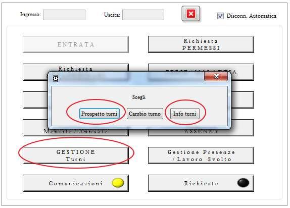 INFORMAZIONI SUI TURNI DI LAVORO (torna
