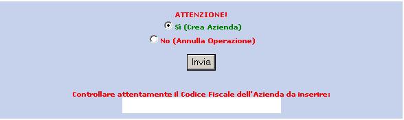 e successivamente selezionando il sistema consente di inserire i dati anagrafici.