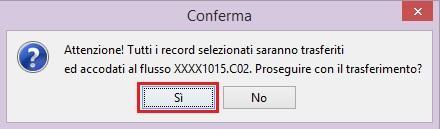 NB E possibile eseguire questa operazione solo prima dell invio del file sul sistema dell agenzia delle dogane.