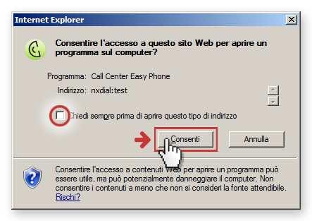 La nuova versione di CallCenter Easy Phone ricorderà all utente di premere il tasto giusto poco