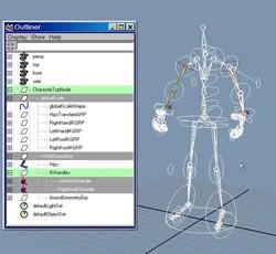 Rigging/ Skinning Rigging: E' una procedura che consente di definire uno scheletro in grado di muovere un personaggio digitale.