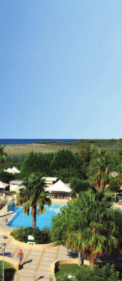 NICOLAUS CLUB LA GIURLITA MARINA DI UGENTO (LE) In posizione fronte mare, al centro del parco naturale del Litorale di Ugento, lambisce