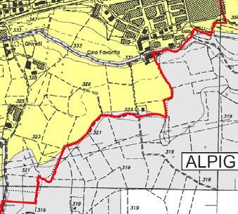 mosaicatura dissesti) ALPIGNANO Classe III a SE del concentrico L apparente