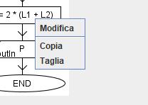 Altre Opzioni AlgoBuild 1/4 Cliccando con il tasto sinistro su una specifica istruzione apparirà il menu contestuale che consente di Modificare l