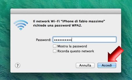 19 Inserisci la password che hai