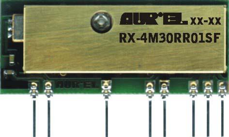 Ver.15052001 Ricevitore RX-4M30RR01SF Ricevitore RF digitale economico a basso assorbimento.