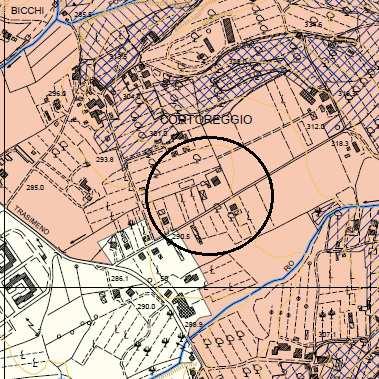 QA250402 del PTCP Fondamenti geomorfologici Strutture quaternarie Uso del suolo urbano Tessitura