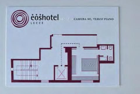 Design for All Progettare per le Persone Buone prassi Segnaletica Hotel Eos, Lecce: Tutti i materiali
