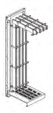 Sbarre e supporti sbarre tradizionali Linergy orizzontali e verticali Supporto volante composto da: - codice 87277 - codice 87397 (1) Supporti sbarre tradizionale verticali ed orizzontali Le sbarre