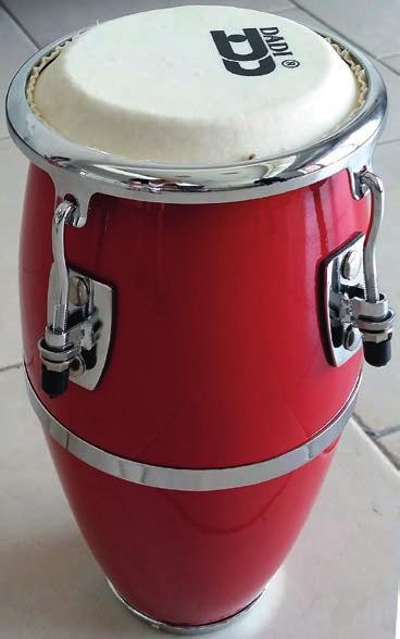 ROSSO 00058 COPPIA DI MINI CONGAS 8 E 9 IN