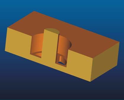 Microsensore di forza triassiale F Fy Fx Fz Parte flessibile attiva Sezione del modello 3D del sensore Il sensore è