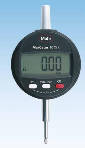 strumenti di misura moderni. MarCator 1075 R Comparatore digitale Con display di grandi dimensioni IP52 Digimatic 116, EUR cod. ord.