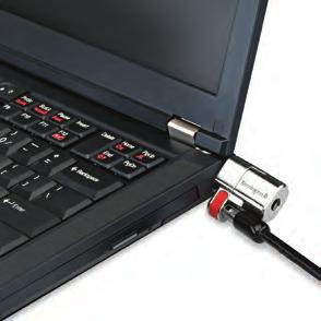 SOLUZIONI PER LAPTOP E COMPUTER SOLUZIONI PER TABLET Lucchetto per laptop con chiave ClickSafe Il lucchetto Kensington ClickSafe con chiave per laptop è studiato per proteggere in modo semplicissimo