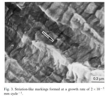 Non sono mai state osservate striature più piccole di 0.1 mm H.