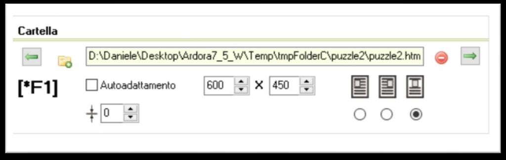 Se abbiamo inserito più di un codice embed, utilizzando la freccia verde, osserveremo che, quando si cambia scheda, cambia anche il codice: embed 1 [*E1], embed 2 [*E2], embed 3 [*E3], embed 4 [*E4],