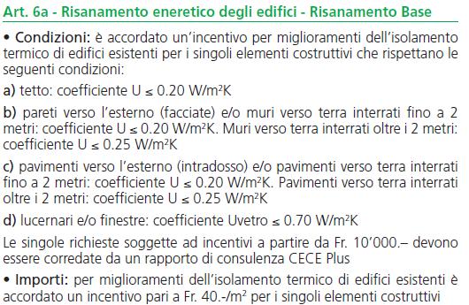 Condizioni generali La concessione o il versamento degli incentivi sono negati qualora i lavori di realizzazione delle opere siano iniziati prima dell