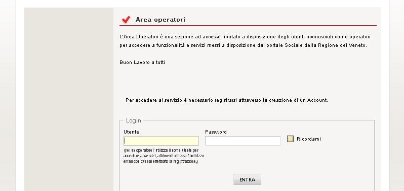 Clicca sulla voce Accesso alla procedura per il Comune nella sezione Tempi previsti per la procedura, posizionata in fondo alla pagina web.