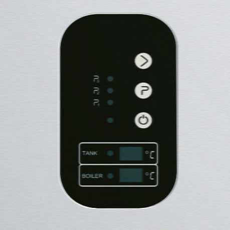 LAVAGGIO PROFESSIONALE LE VERSIONI Tutte dotate di una interfaccia elettronica intuitiva con pulsanti soft touch che garantisce la facilità d uso e riduce i tempi per istruire il nuovo personale.