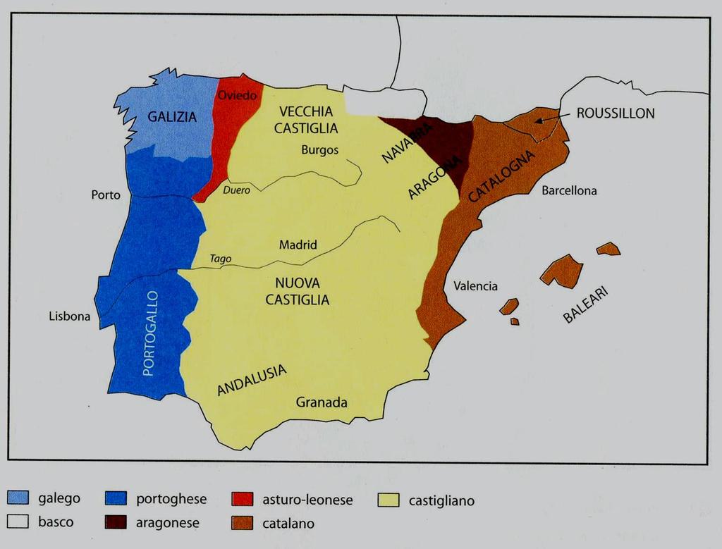 La penisola iberica attuale da L. Renzi, A.