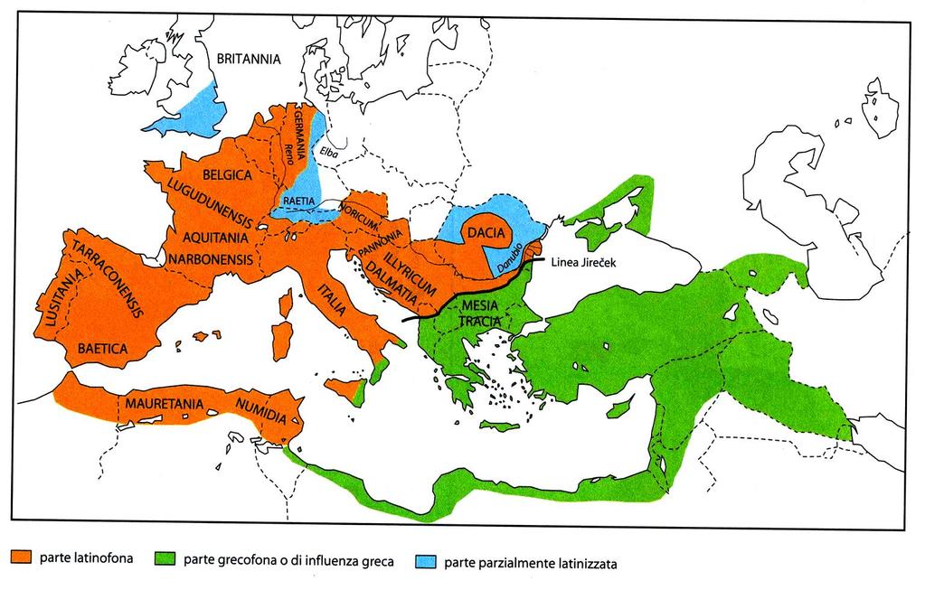 L Impero romano attorno al III secolo da L. Renzi, A.