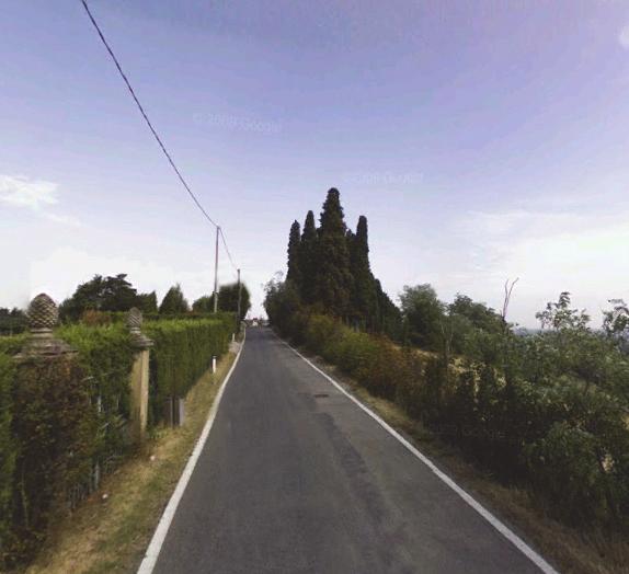 Il viale di cipressi, lungo circa 150 m e parallelo a via Croara, inizia all altezza del bivio tra le vie Croara e di