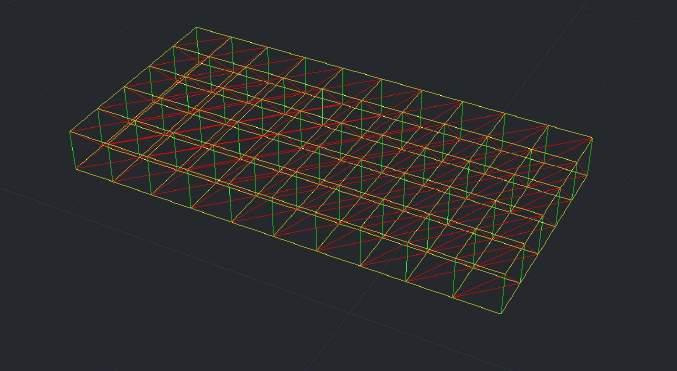 In questo primo esercizio ci si è serviti dei programmi Autocad, SAP2000 ed Excel per operare il predimensionamento di una travatura reticolare.