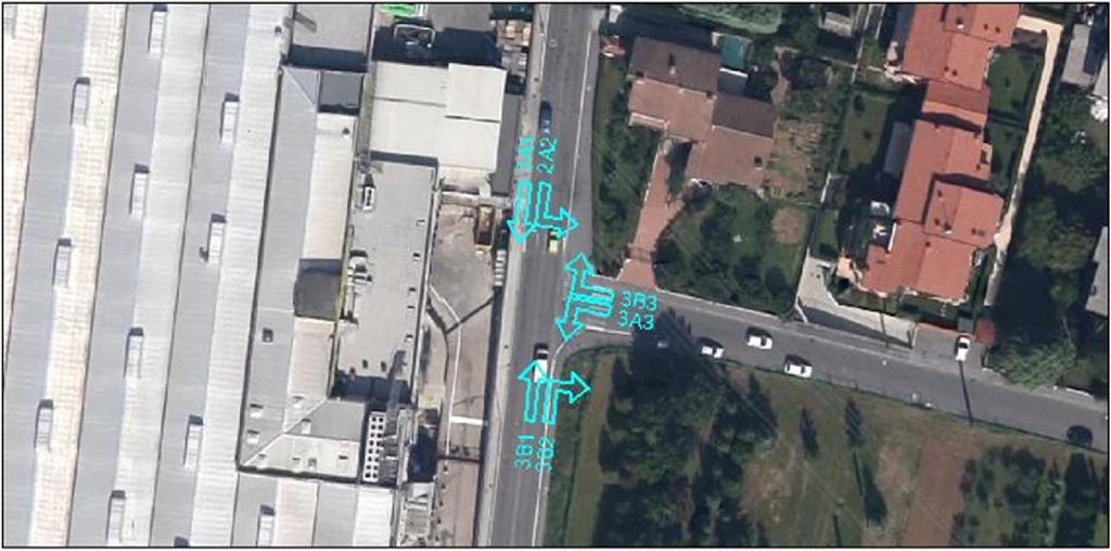 Indagine traffico POSTAZIONE RILIEVO 3 ORA DI PUNTA: MATTINO 7,30 8,30 SERA 17,30 18,30 MOTO AUTO FURGO MP/BUS MOTO AUTO FURGO MP/BUS MOTO AUTO FURGO MP/BUS MOTO AUTO FURGO MP/BUS post.