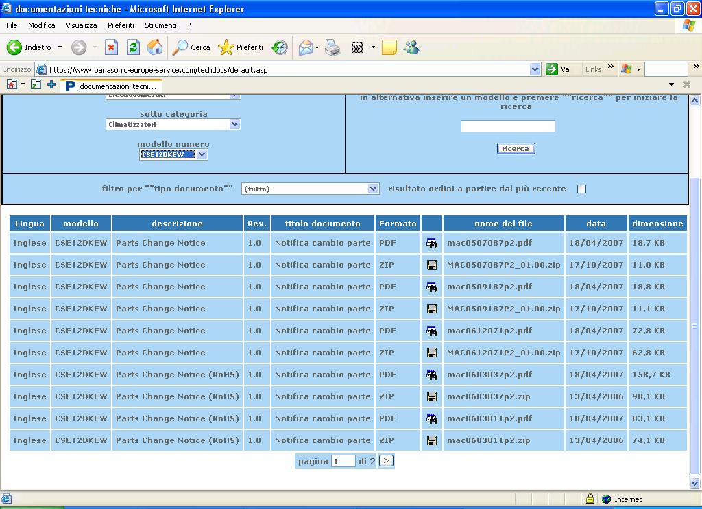 DOCUMENTAZIONE TECNICA 6 Verificare le