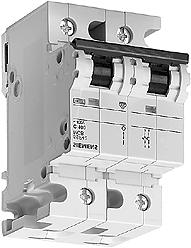 Potere di interruzione estremo I cu (vedere tabella a fondo pagina) secondo CEI EN 60 947-2 stampato sul lato dell'apparecchio. Tensione nominale U n 20/400 c.a., 50-60Hz, U n 60 c.c. per polo.