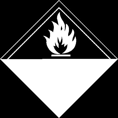 3) Simbolo (fiamma): nero o bianco, su fonda bleu; cifra "4" nell'angolo inferiore Classe 5.