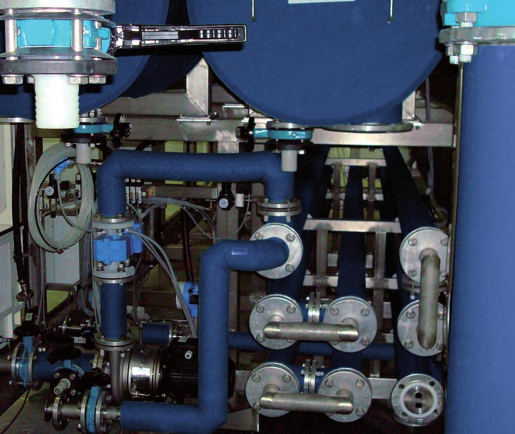 Evaporatori EVALED RV La Solution EVALED RV rappresenta la gamma di evaporatori a ricompressione meccanica del vapore e a circolazione forzata, particolarmente adatta nei casi in cui sia necessario