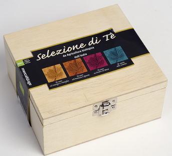 Selezione di tè aromatizzati 4 gusti Codice: 575 Peso: 80 g 4 x 10 bustine Prezzo al pubblico: 7,20 (IVA 10% inclusa) Confezione: 4 pz Settore sconto: S5 % ingredienti del commercio equo: 100% Una