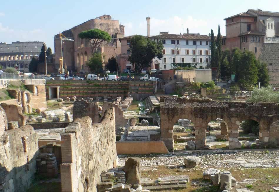 Ingresso ai Fori Imperiali, restauro della Soprintendenza Speciale per i Beni Archeologici di Roma Entrance to the