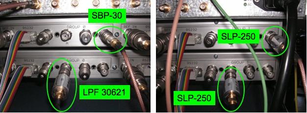 4.1 Digital Direct Syntethizer I DDS sono programmati per generare segnali di ampiezza 3dBm, con una attenuazione di 50dB.