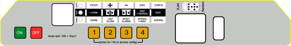 Apprendimento e Test di funzionamento Una volta completata l installazione descritta al paragrafo precedente, si procede all accensione e alla configurazione del sistema.