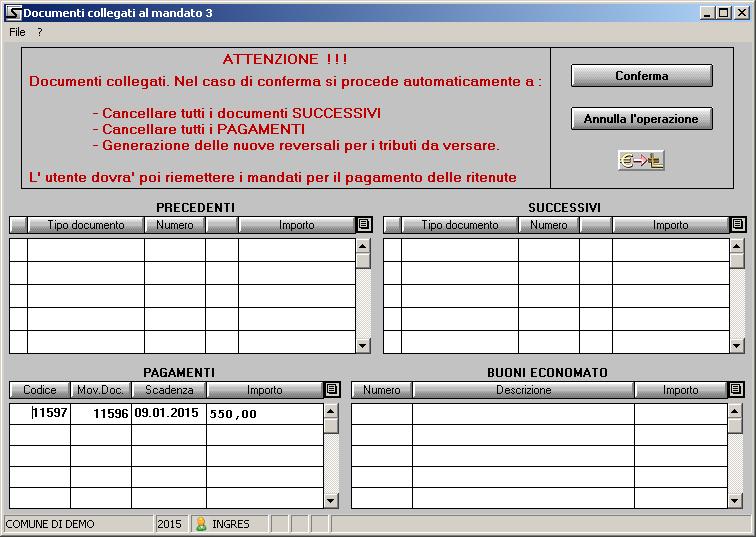 Si conferma l'operazione di aggiornamento dei