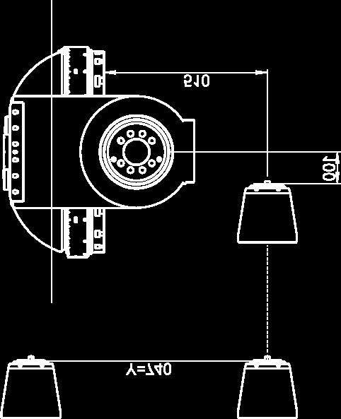 070 200 / 750 725 7 63 14H7 14H12 Ø 40H7 - Profondità 15 725 7 80 18H7 18h12 Ø 50H7 - Profondità 15 Schemi di interferenze Umill 5