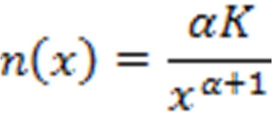 N(x)-N(x+ x)=-[n(x+ x)-n(x)] Per un