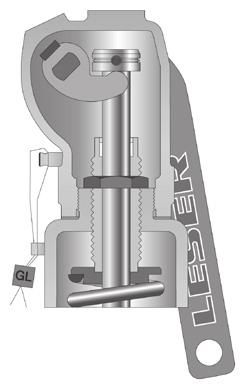 0619 - A216 WCB Acciaio inox CrNiMo 1.4408 1) - CF8M 2.1 Adattatore flangia Acciaio inox CrNiMo 1.4404-316L 2.4 Flangia uscita Acciaio inox CrNiMo 1.