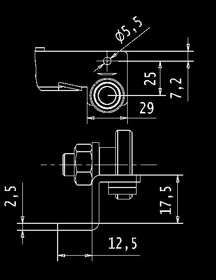 and front fixing on holes. Possible coupling systems will be customized.