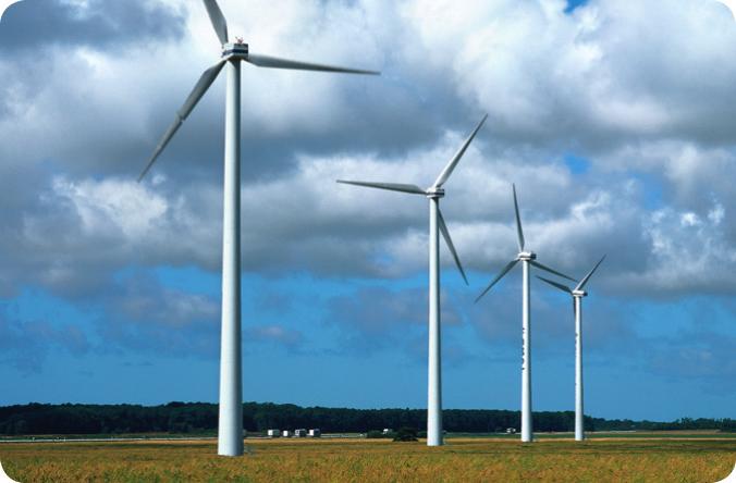 Sfruttare l'energia eolica Il crescente settore industriale dell'energia elettrica eolica offre una fonte di elettricità pulita e verde.