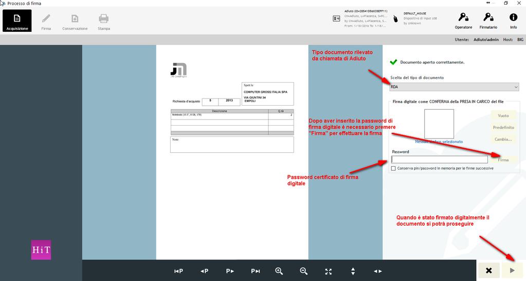 plugin con il relativo pulsante.