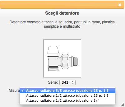 Aggiungere un radiatore su piani