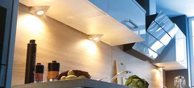 UL 2-LED F Triangolo acciaio inox LED con luce superficiale 40 60 cm Luci a campo lungo Luci lineari a LED Introduzione Collegamento: trasformatore LED DC 24 V Durata: L70/B10 54.