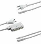 (spina di contatto di protezione sfusa) oppure 90 g 215 260 318 04 CS 43/1800 Linea di alimentazione Euro+S 1,8 m CS 43 Connettore HVLCS 120 g 215 260 330 01 CS 43/3000 Linea di alimentazione Schuko