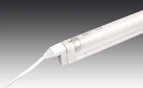 Basic Line Luce a campo lungo compatta per lampadine T5 Collegamento: 220 240 V / 50 60 Hz Lampadina: lampadina a lunga durata T5 (ø 16 mm) High Efficiency, ø ciclo di vita di 20.